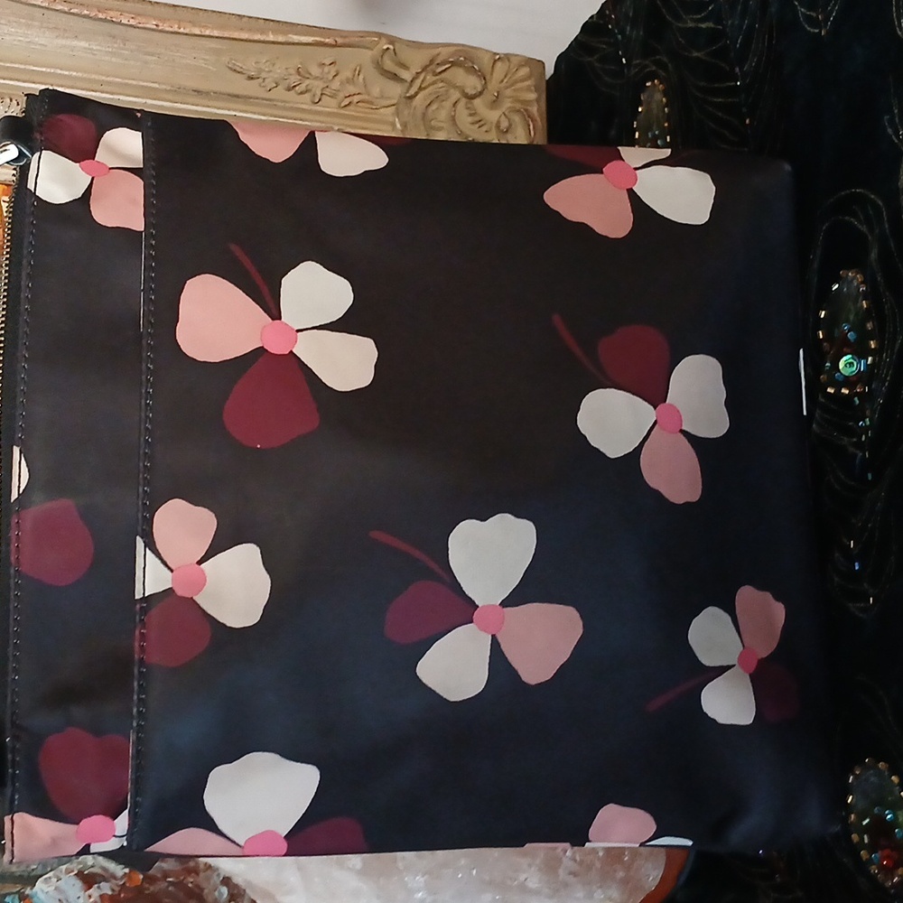 KATE SPADE Black Floral Crossbody Bag - Picture 7 of 13